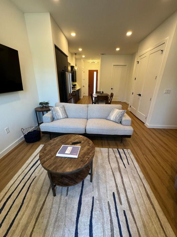Χώρος καθιστικού στο Hip Luxury Condo Getaway- Near Gruene