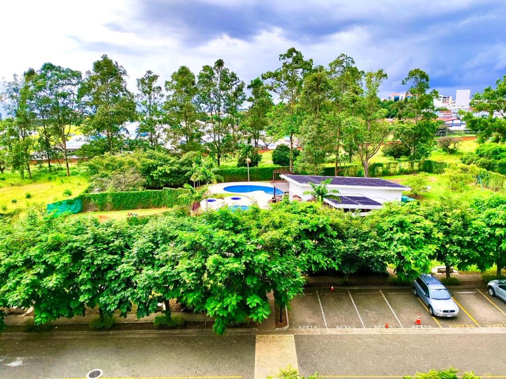 Zahrada ubytování Apartamento de 1 habitación amueblado en Torres de Heredia