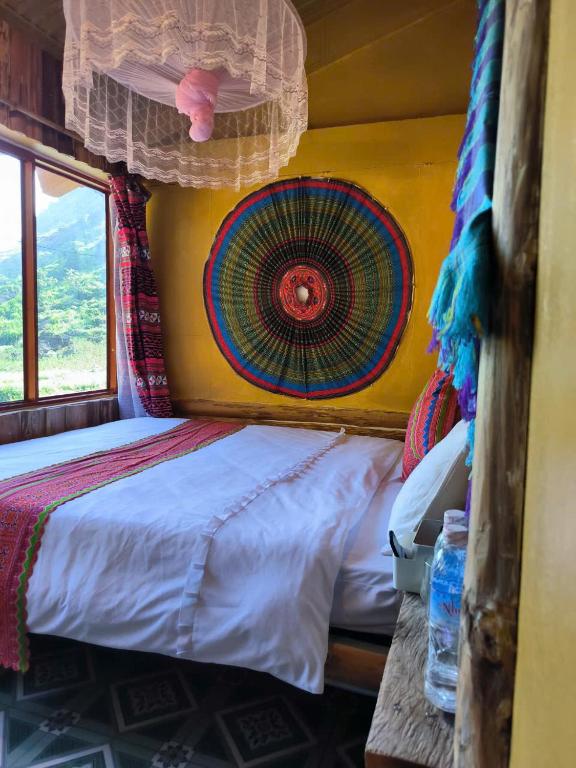 Postel nebo postele na pokoji v ubytování Xúa Vừ Homestay