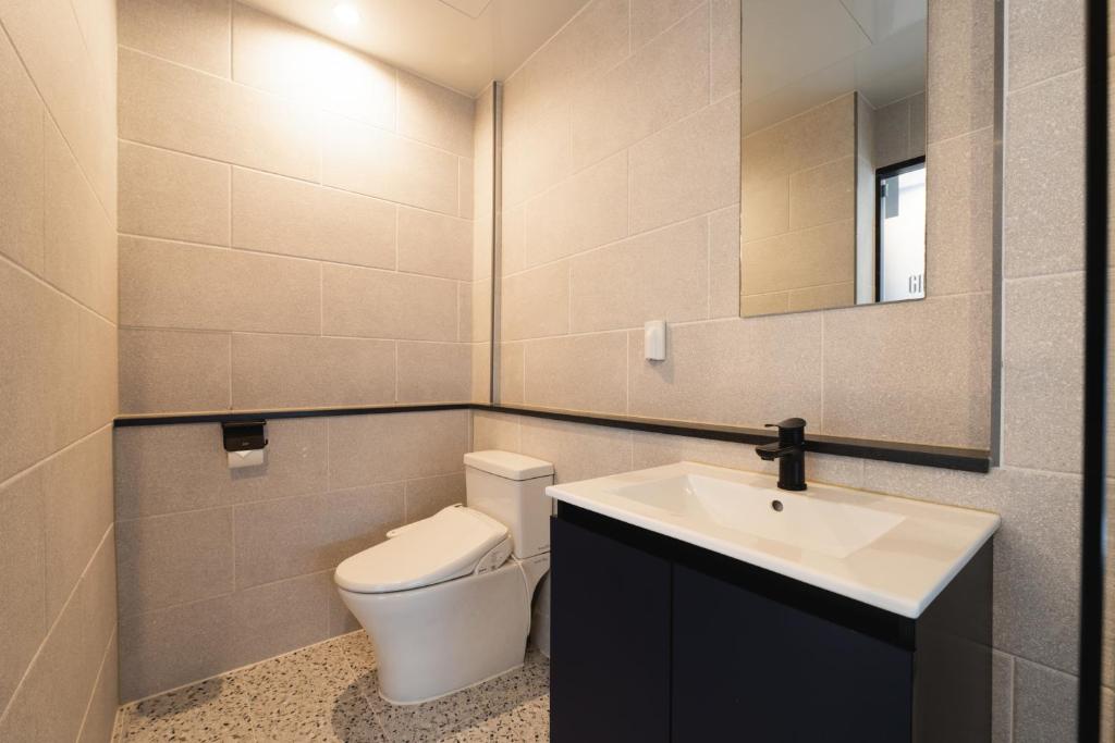 Koupelna v ubytování Gray 193 Hotel