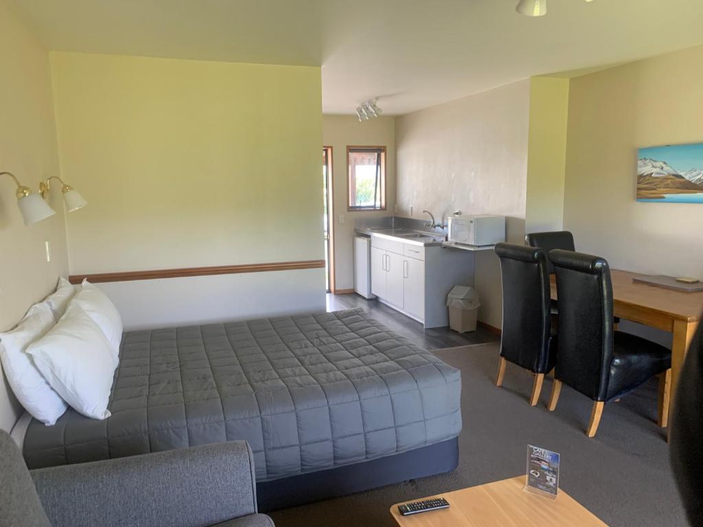 Kuchyň nebo kuchyňský kout v ubytování Mt Cook View Motel - Fox Glacier