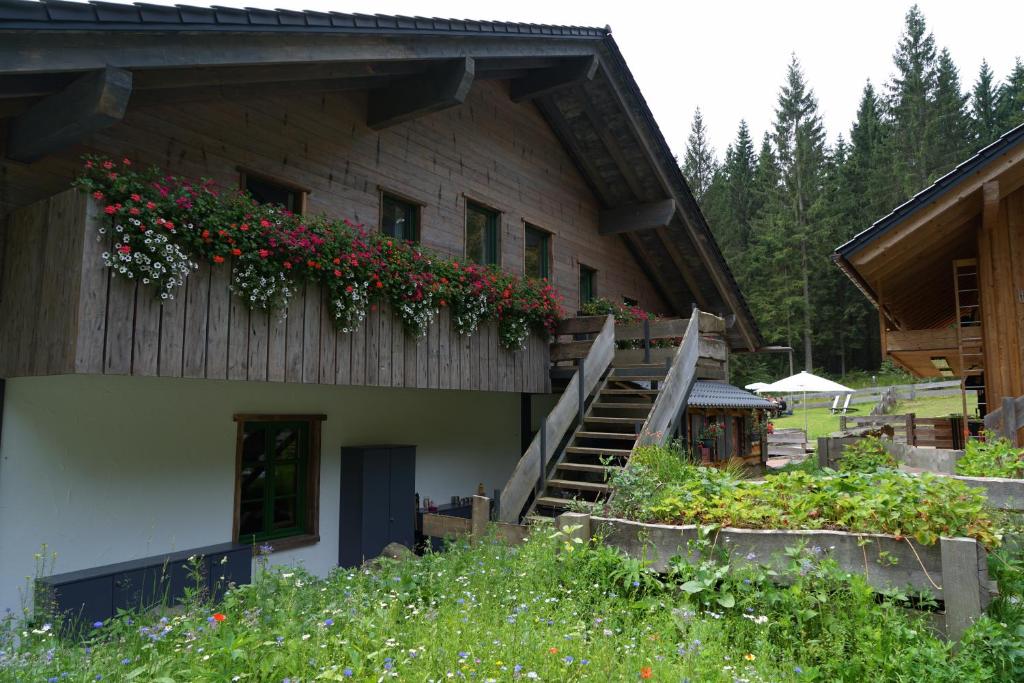 Zahrada ubytování Ferienwohnung Werraquell Hütte