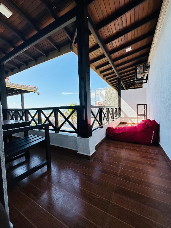 Balkón nebo terasa v ubytování Cozy Sea view Inn
