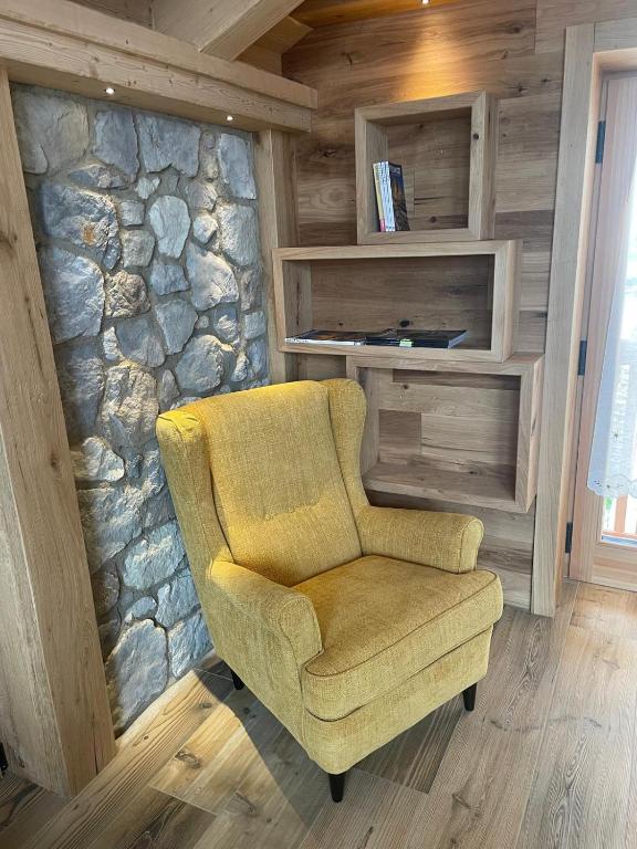 Istumisnurk majutusasutuses Chalet Matilde