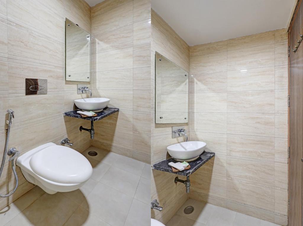 Koupelna v ubytování Hotel Tashkent Palace - Near New Delhi Railway Station