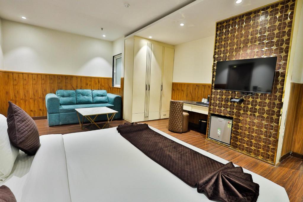 Kuchyň nebo kuchyňský kout v ubytování Clay Inn Hotels, Paschim Vihar