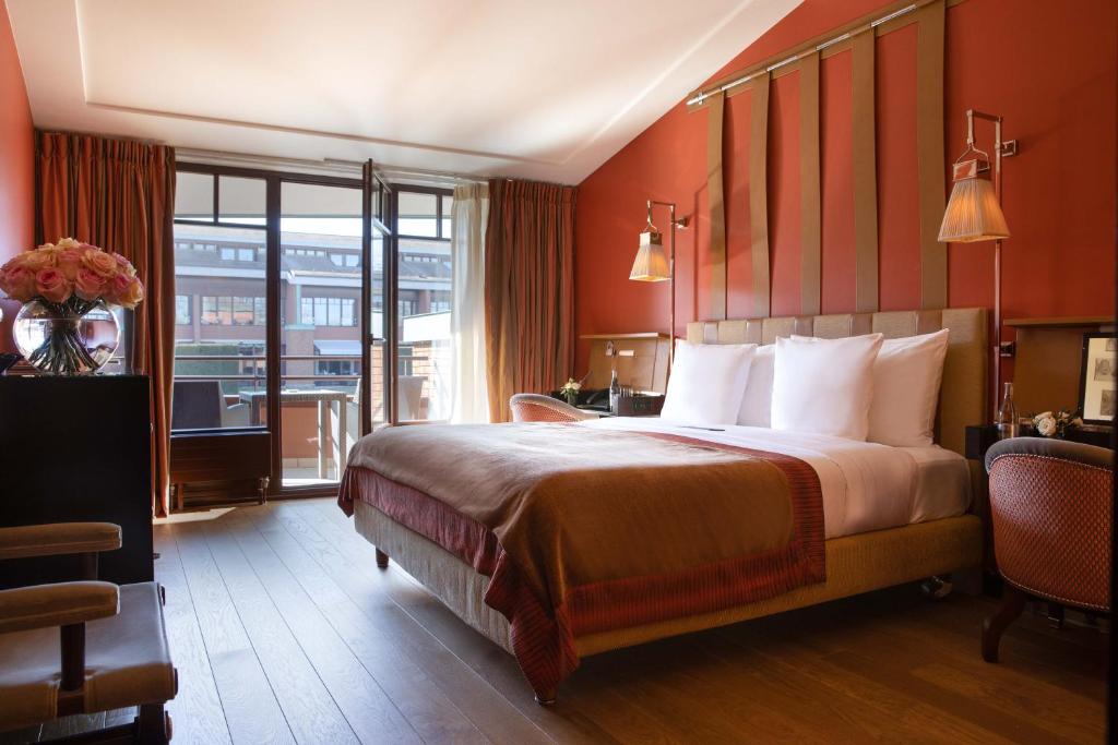 Letto o letti in una camera di La Réserve Genève Hotel & Spa