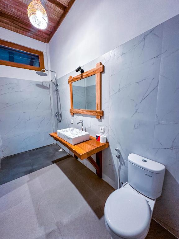 Koupelna v ubytování Makuta Villa