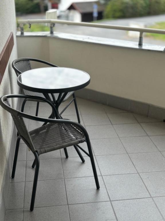 Balkón nebo terasa v ubytování Apartmán Edita