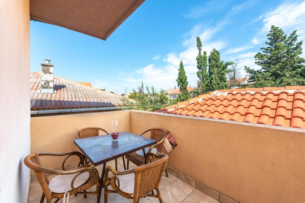 Balkon lub taras w obiekcie Apartments Matulo