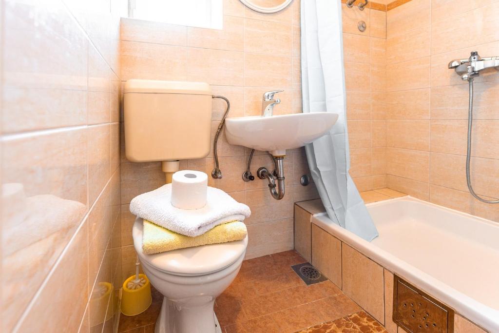 Łazienka w obiekcie Apartments Matulo