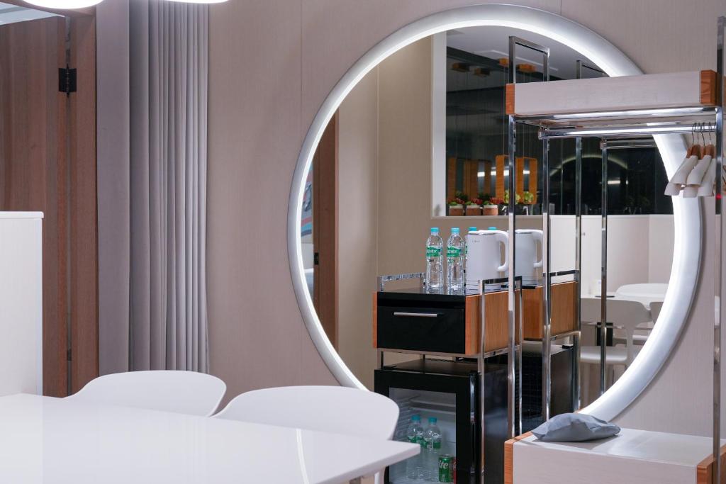 Postel nebo postele na pokoji v ubytování MMMotel
