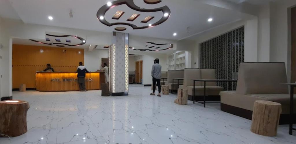 Mount View Hotel Skardu的休息区