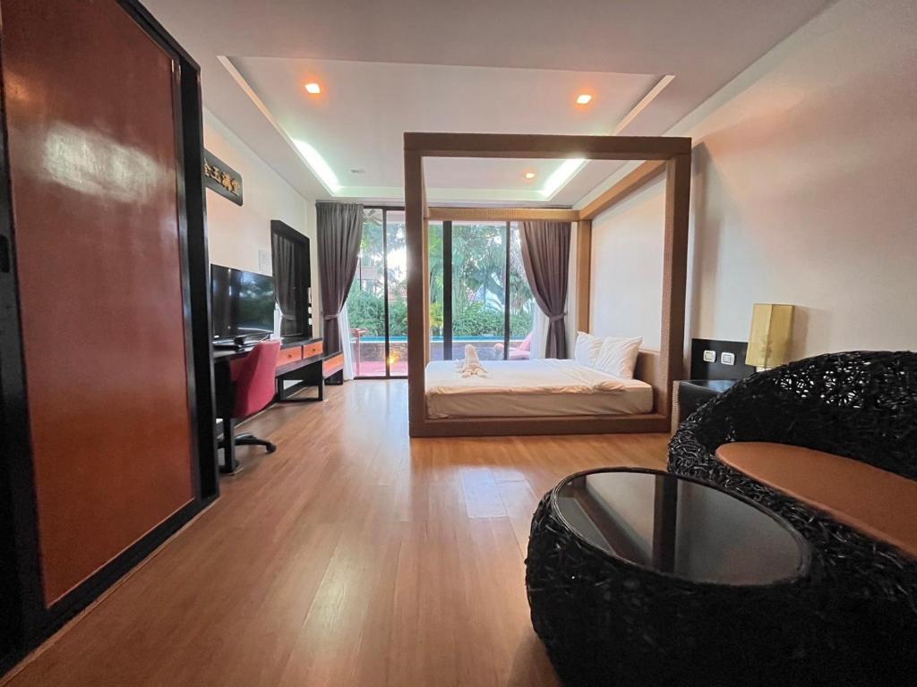 TV a/nebo společenská místnost v ubytování Z&Z House