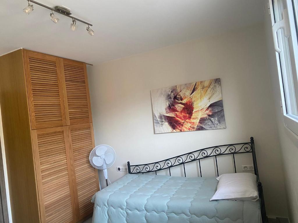 Postel nebo postele na pokoji v ubytování Maison vue sur le mer