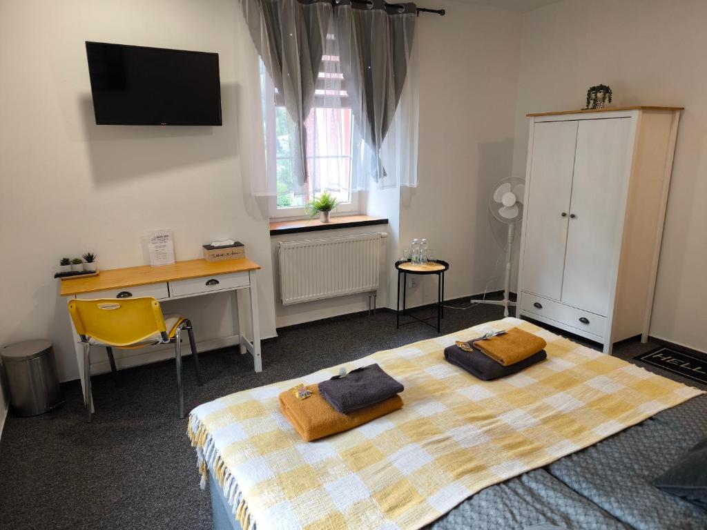 Postel nebo postele na pokoji v ubytování B&B Royal Liberty