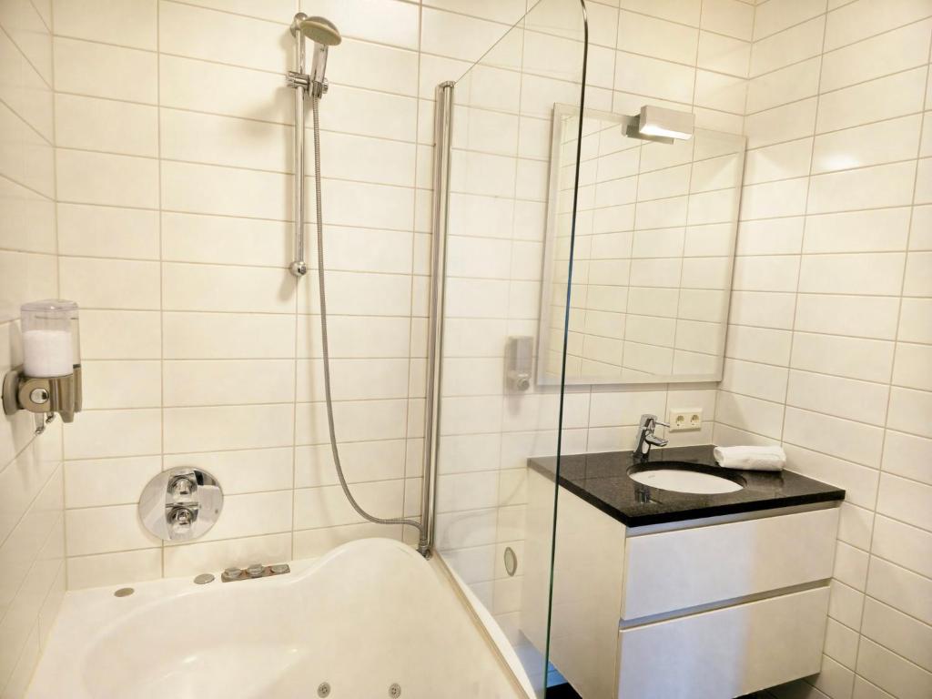Koupelna v ubytování Reykjavik4You Apartments