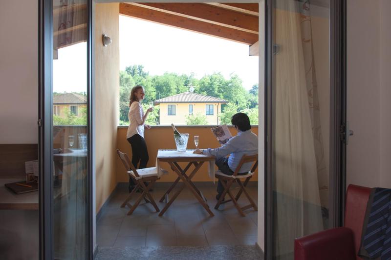 Balkón nebo terasa v ubytování Hotel Del Parco