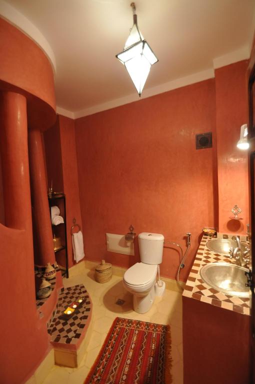 Koupelna v ubytování Riad La Famille