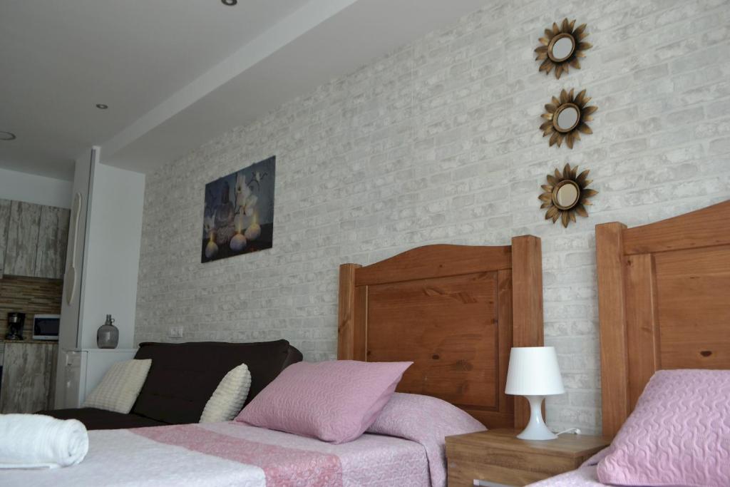 Postel nebo postele na pokoji v ubytování 501 Apartamento nuevo con vista mar