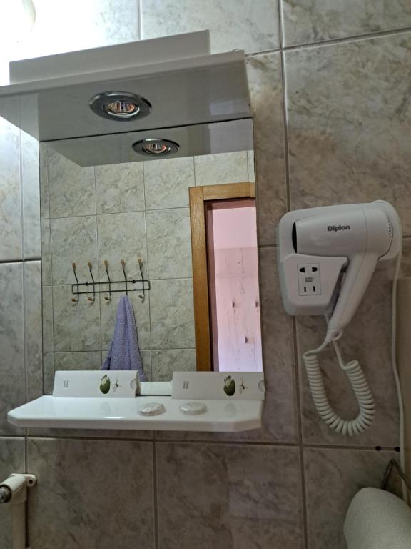 Koupelna v ubytování Apartman Fontana
