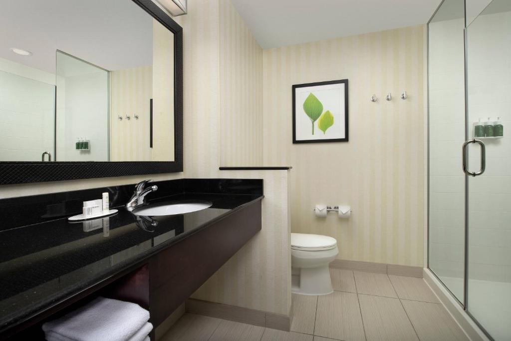 Koupelna v ubytování Fairfield Inn & Suites Baltimore BWI Airport