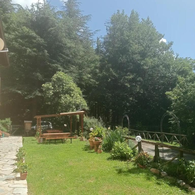 Zahrada ubytování Rifugio Asqua