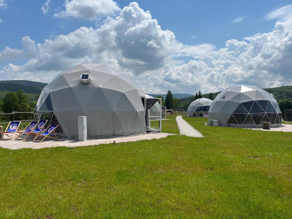 Příroda nedaleko luxury tent