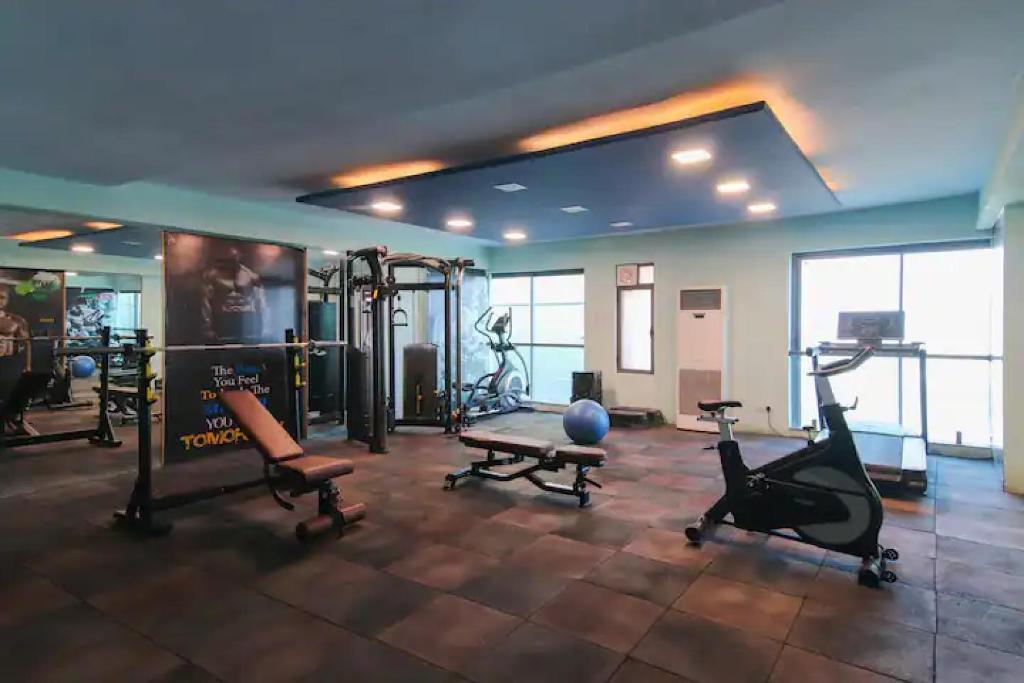 Fitness centrum a/nebo fitness zařízení v ubytování The Grand Anukampa Oasis