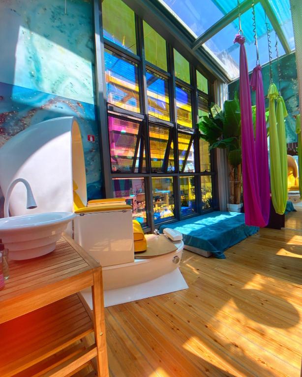Posezení v ubytování Medουσία Wellness Hotel & Spa