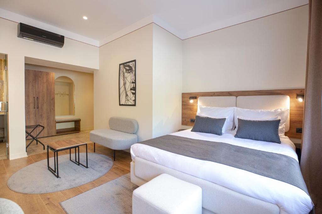 Postel nebo postele na pokoji v ubytování Simma Luxury Apartments & Rooms