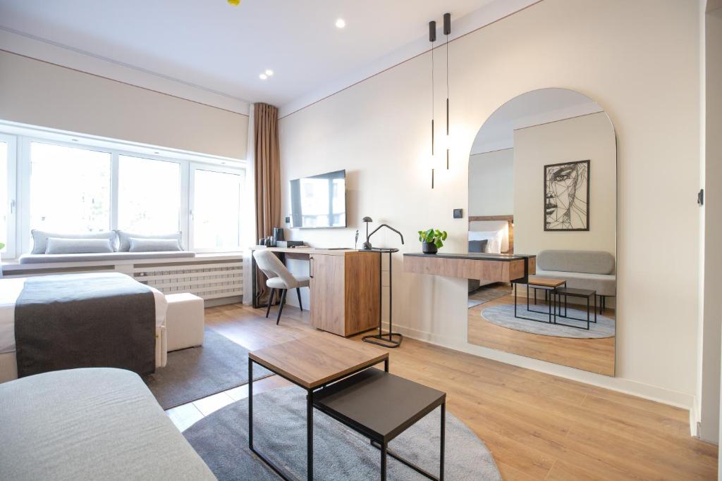 Posezení v ubytování Simma Luxury Apartments & Rooms