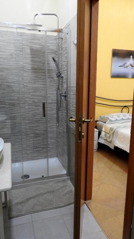 Koupelna v ubytování Il cappello sulle 23! Camere in affitto breve