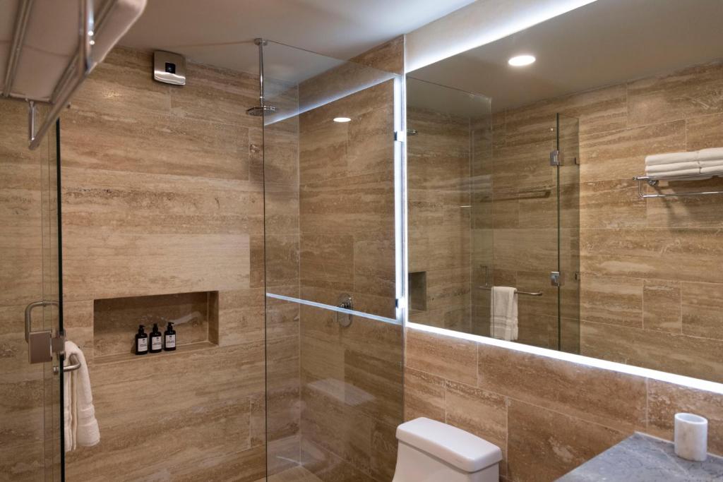 Koupelna v ubytování Moreira Hotel Boutique