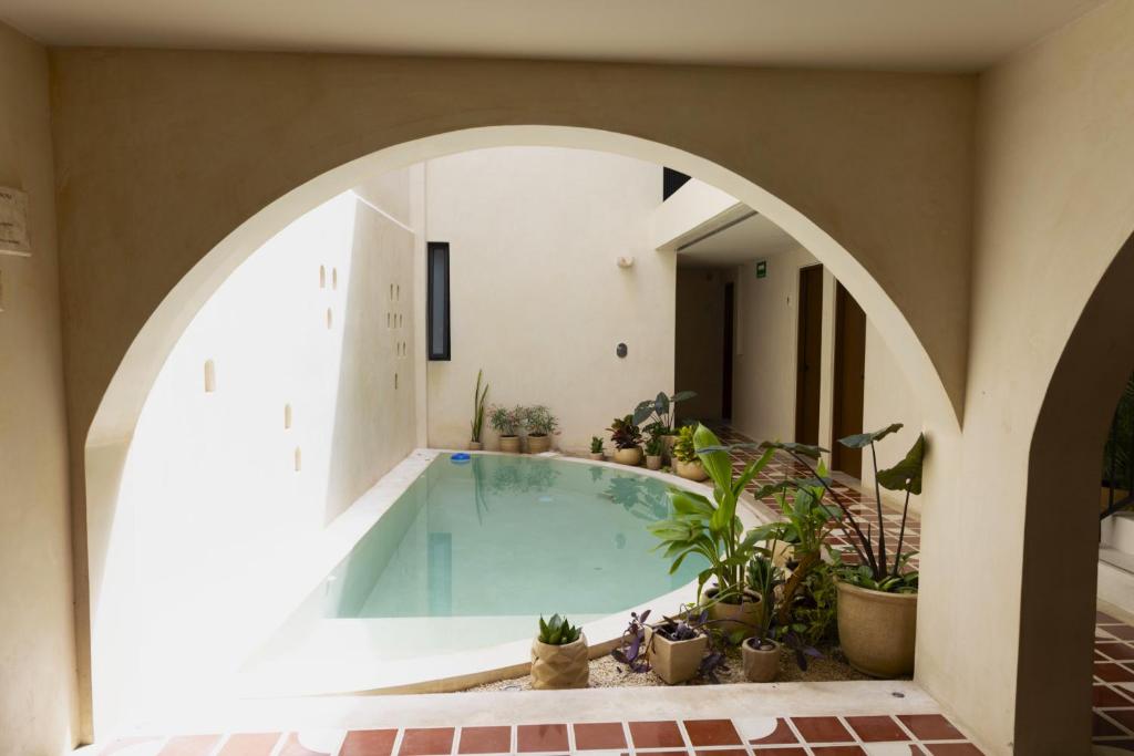 Bazén v ubytování Moreira Hotel Boutique nebo v jeho okolí