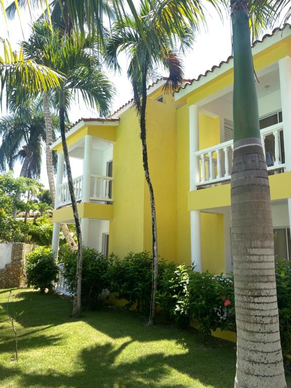 Zahrada ubytování Palms Lounge Cabarete