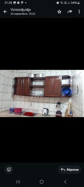 Cuina o zona de cuina de Chez jo Trois
