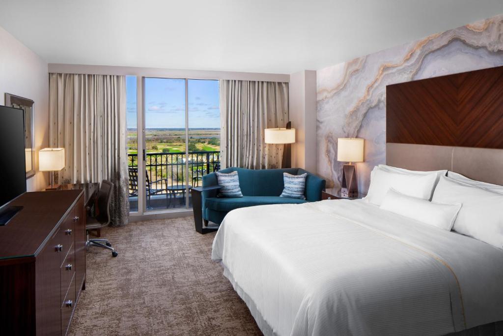 The Westin Savannah Harbor Golf Resort & Spa - Chambre D'amis, 1 Roi, Vue De Golf, Balcon
