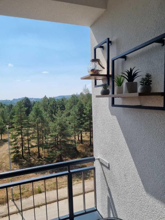 Balkon ili terasa u objektu Nata