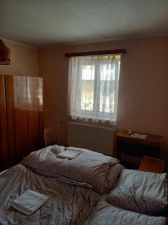 Postel nebo postele na pokoji v ubytování Apartmán Linden