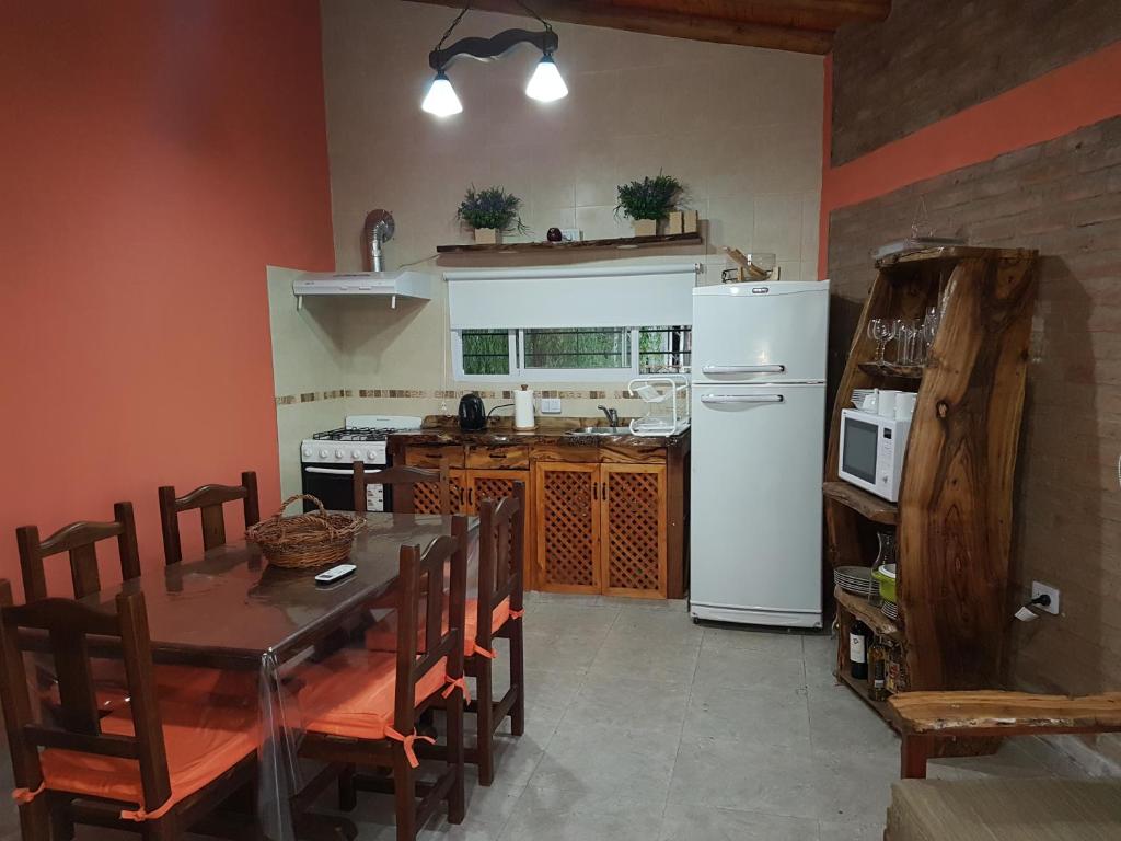 Η κουζίνα ή μικρή κουζίνα στο Cabaña El Sosiego