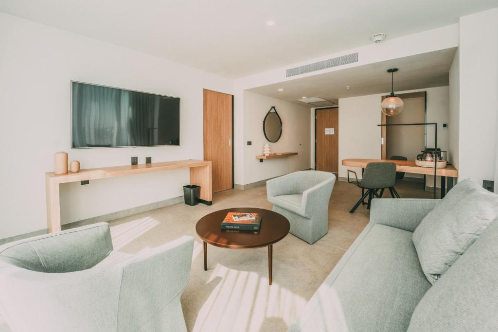 Posezení v ubytování AKEN MIND Mérida Hotel