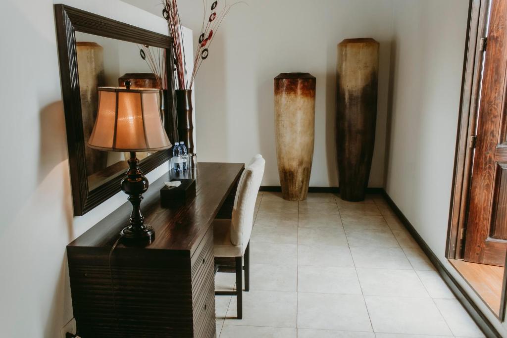 Posezení v ubytování Hotel Boutique Hacienda Guadalupe