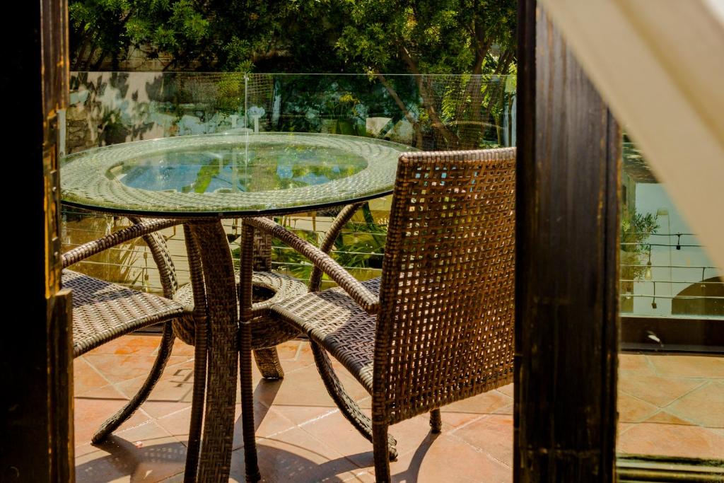 Bazén v ubytování Hotel Boutique Hacienda Guadalupe nebo v jeho okolí