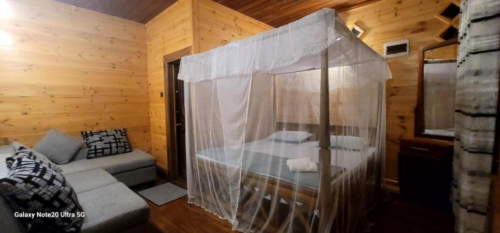 Postel nebo postele na pokoji v ubytování Orelia villas
