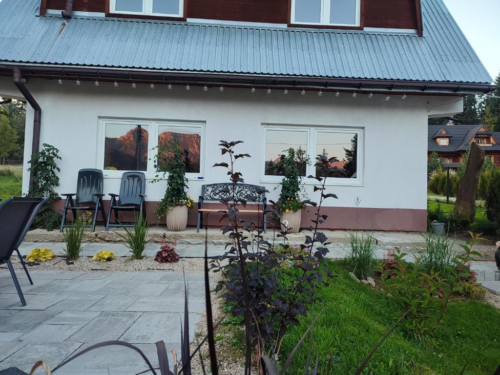 Vonkajšia záhrada v ubytovaní Bystry Domek