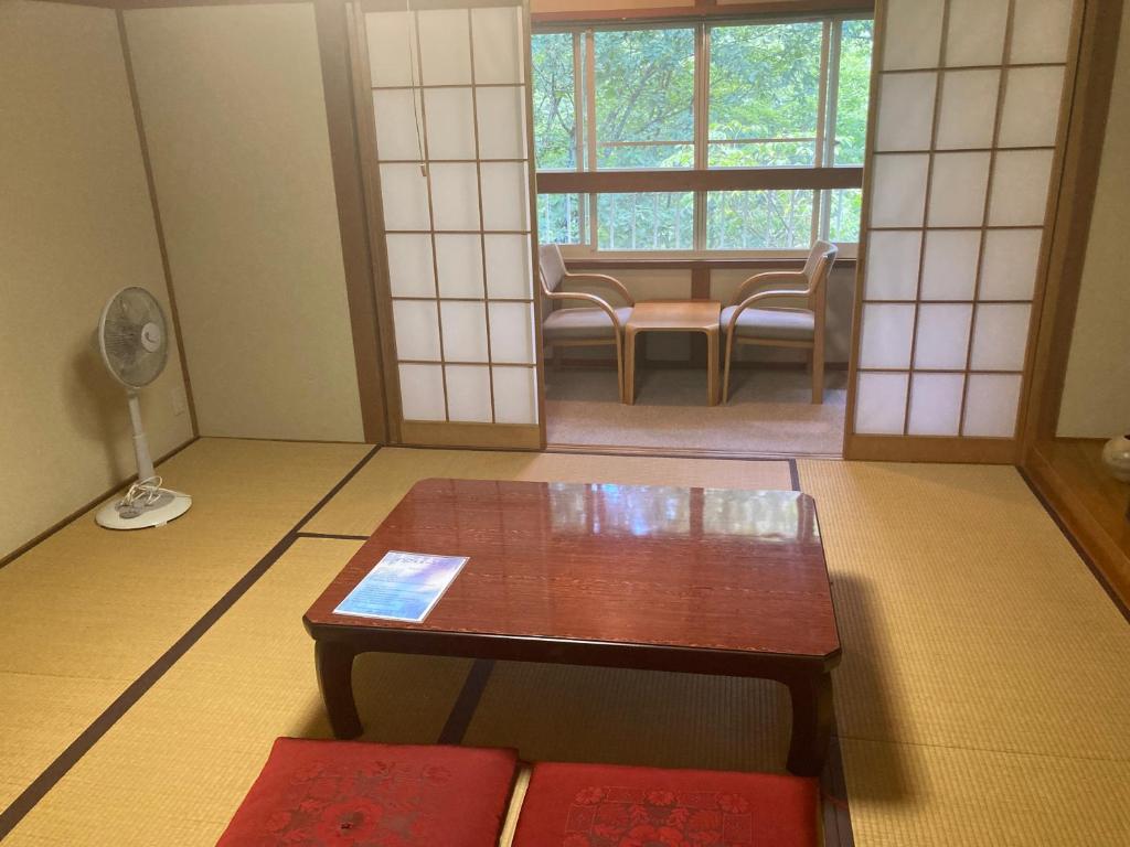 余裕堂軽井沢山荘にあるシーティングエリア