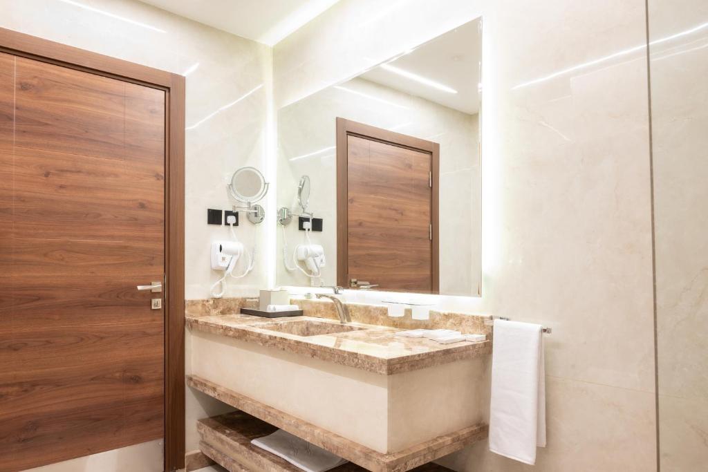 Koupelna v ubytování Vender Hotel فندق فندر