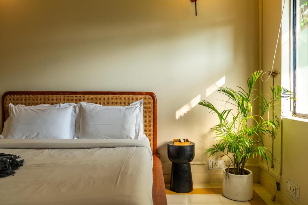 Letto o letti in una camera di Minimalist One Hauz Khas Village