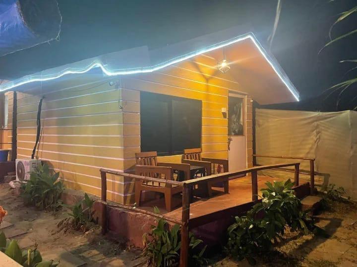 Patio nebo venkovní prostory v ubytování Sydney X Huts